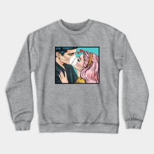 Coronavirus - Kiss Comic Crewneck Sweatshirt